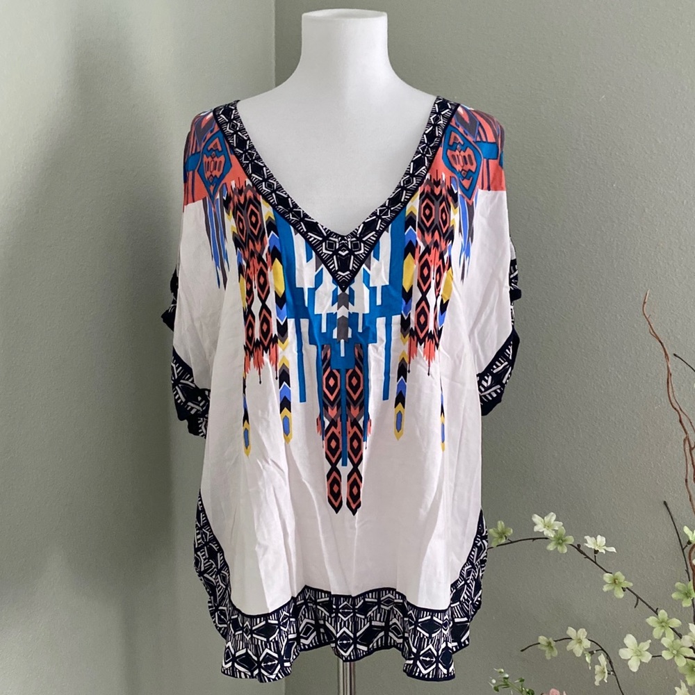 NWT Jealous Tomato Cold Should Tribal Top